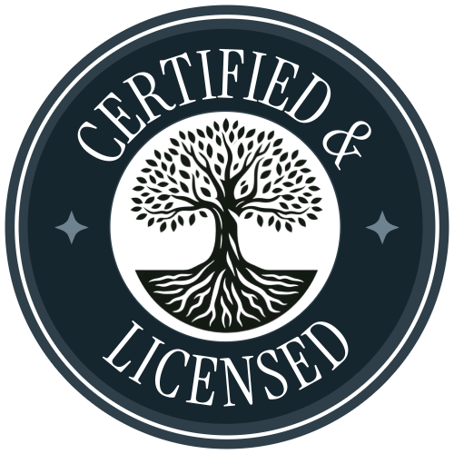 certified and licensed